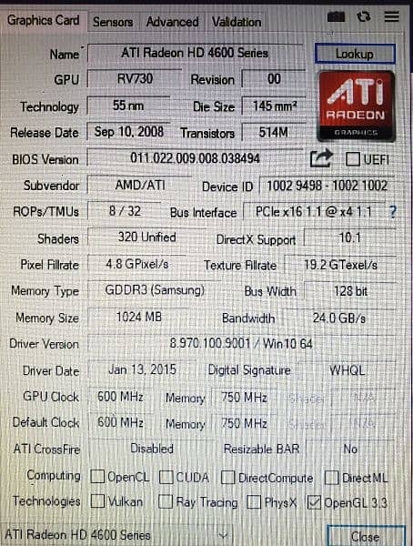 Selling ATI Radeon HD 4600 Series gpu (best for gaming and editing) 3