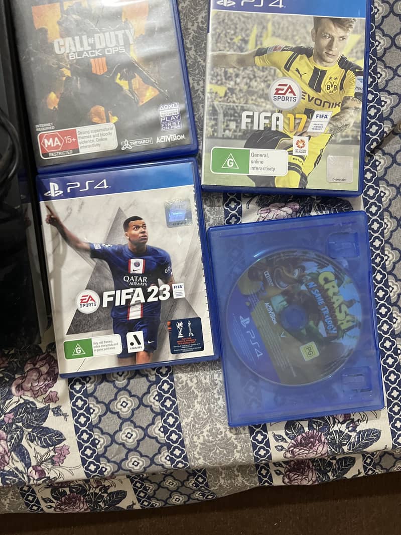 PS4 with controller and all Games (Australian Version) 6