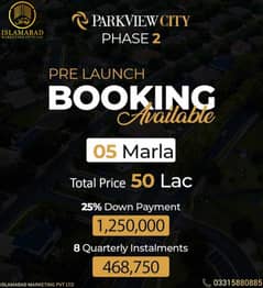 Residential Plot In Park View City Sized 5 Marla Is Available