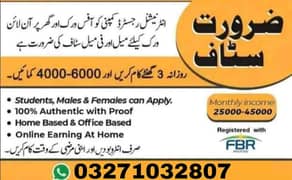 male&female staff required 0
