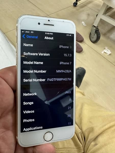 iPhone 7 128 gb pta approved 6