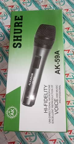 hand mic available