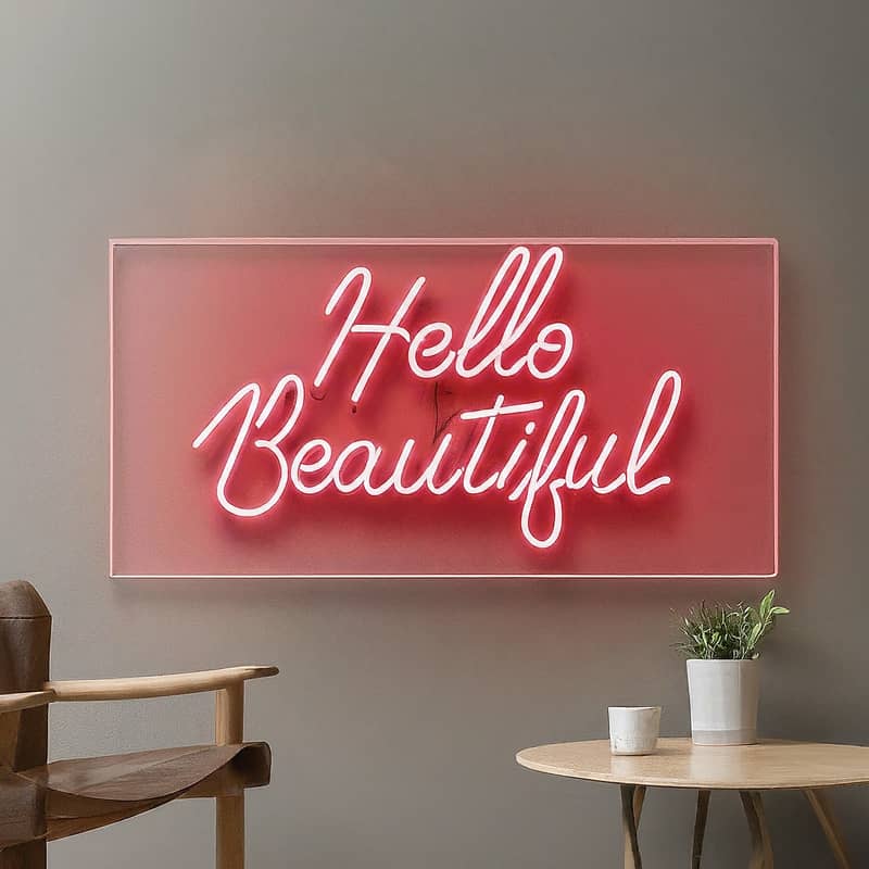 Customize Neon Signboard is available with all type of neon Designs. 2