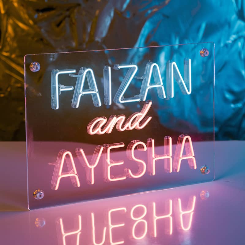 Customize Neon Signboard is available with all type of neon Designs. 16