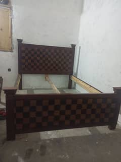 completely wood made Bed