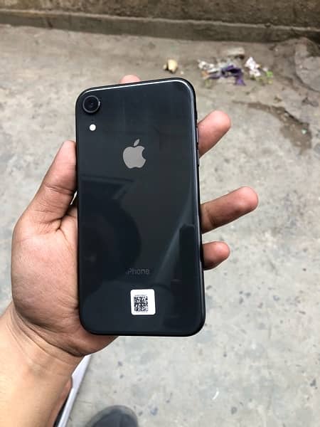 iphone xr 64gb water pack sim time 4 month available with box 0