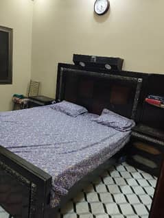 King Size Wooden Bed With Master Commander Mattress
