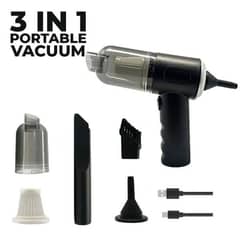 Portable Vacuum Cleaner 3 in 1 Rechargeable Powerful