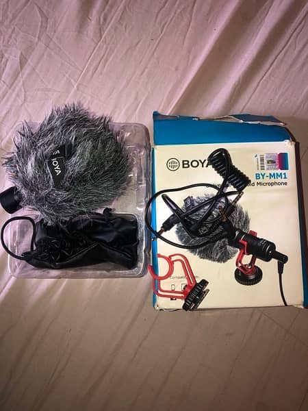 BOYA MM1 Microphone Mic USED With Full Accessories 0
