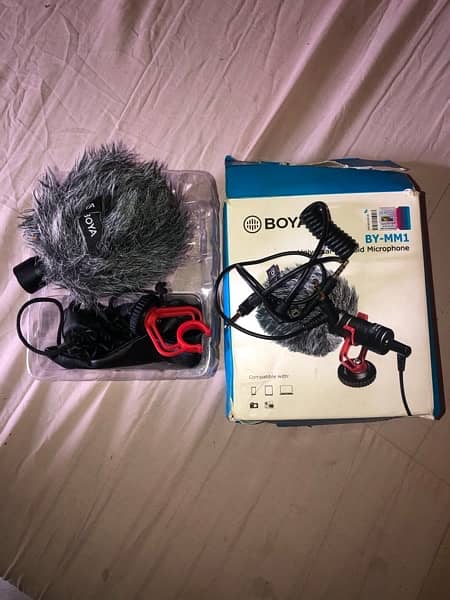 BOYA MM1 Microphone Mic USED With Full Accessories 6