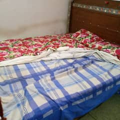 Urgent sale double Bed + Spring Mattress, due shifting condition 9/10 0