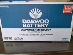 Daewoo Dib 180 deep cycle battery special for ups solar