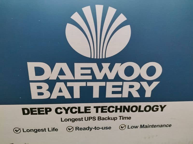Daewoo Dib 180 deep cycle battery special for ups solar 3