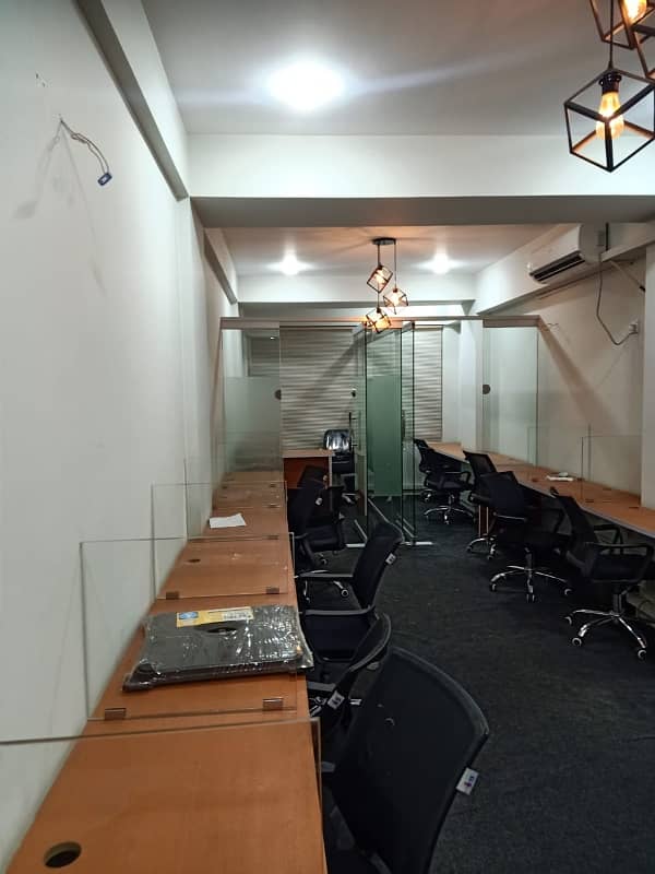 Vip Full Furnished Office For Rent 24&7 Time With Lift 11