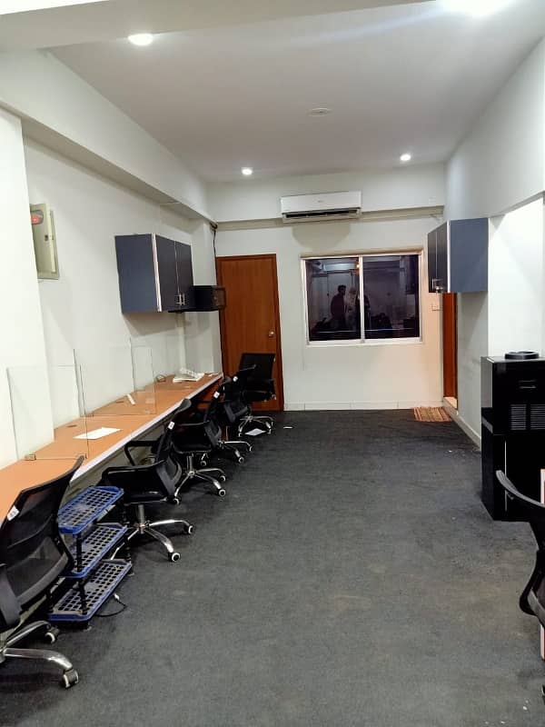Vip Full Furnished Office For Rent 24&7 Time With Lift 14