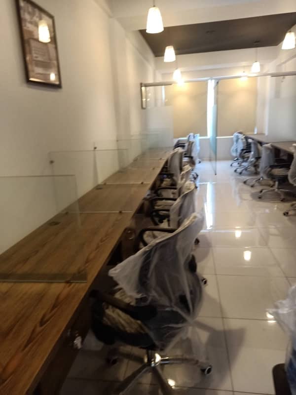 Vip Full Furnished Office For Rent 24&7 Time With Lift 18