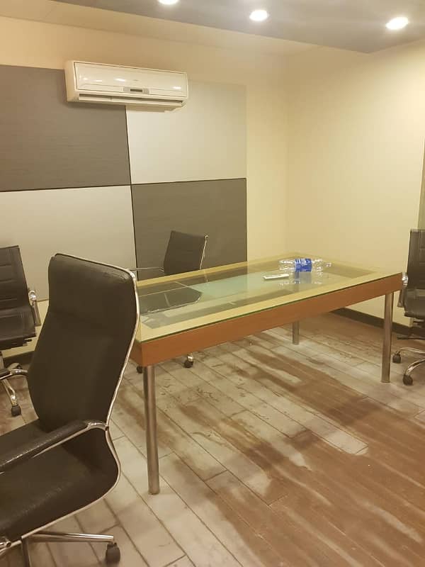 NEAR 26 STREET VIP SMALL FURNISHED OFFICE FOR RENT WITH LIFT BACK UP GENERATOR WITH GLASS CHAMBER AC ALL FURNITURE INCLUDING RENT ALMOST FINAL NOTE 1 MONTH COMMISSION RENT SERVICE CHARGES MUST 7