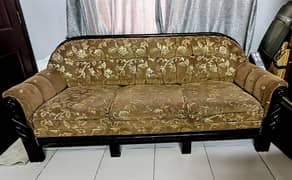 5 Seater Wooden Sofa Set 0