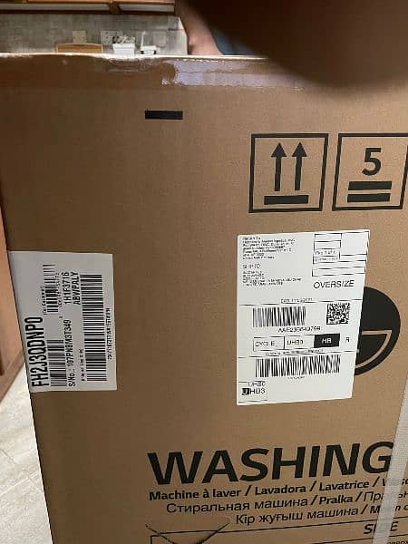 LG Front Load Washer 7 kg 6 Motion FH2J3TDNP0W 3