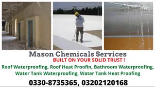 Roof Water & Heat proofing service, Bathroom Leakage Control Solution