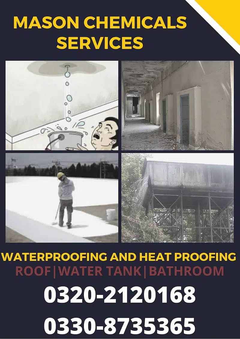 Roof Water & Heat proofing service, Bathroom Leakage Control Solution 6