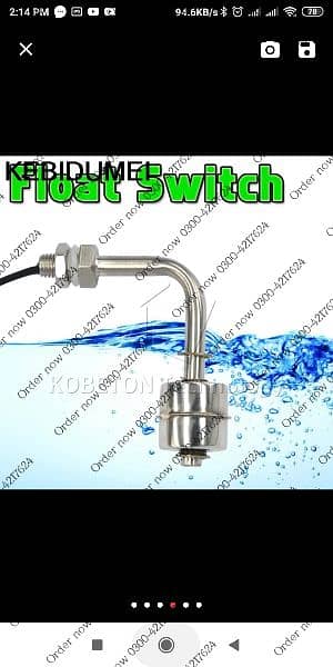 Stainless Steel Float Switch Sensor water filling machine Liquid W 2
