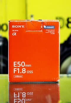 Sony EF-50mm 1.8 Oss