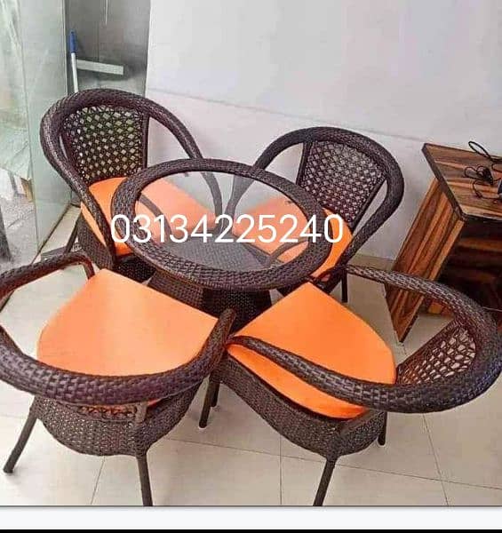 Rattan Patio Chairs, Cane Outdoor Furniture Set, Luxury sofa and cahir 13
