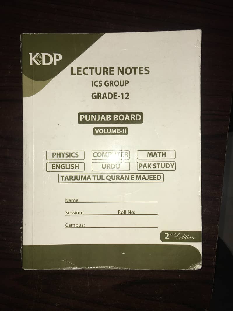 kips lecture notes 3