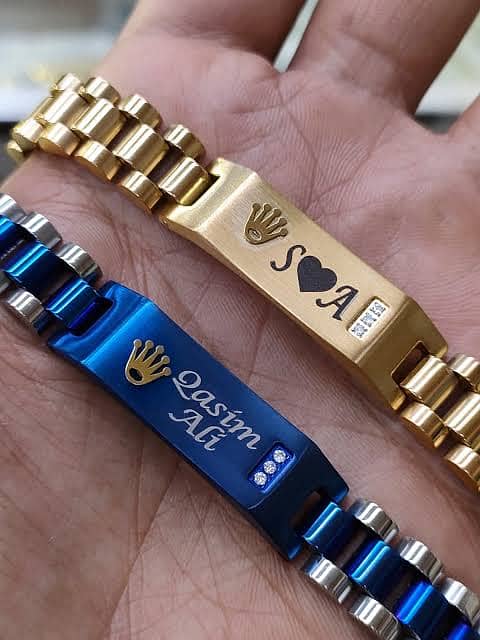 Customized Name Rolex Premium Bracelet for Men and Women 5