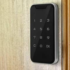electric password touch panel door lock 0