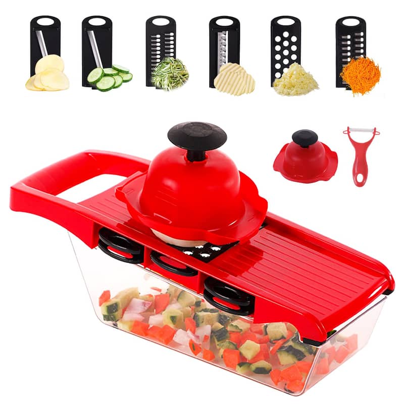 6 Blades 400Ml Mini Juicer manual cutter nicer dicer 18