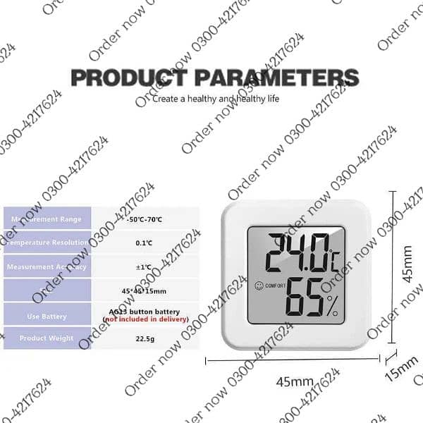 Thermometer Hygrometer incubator Support High-Precision Electroni 3