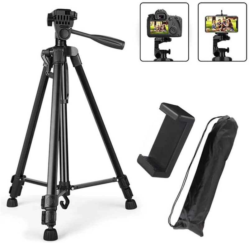 AY-49 Video-Making Kit Vlogging Tripod with led light wiles mic 7