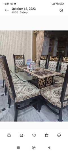 8 Chairs Dining Set