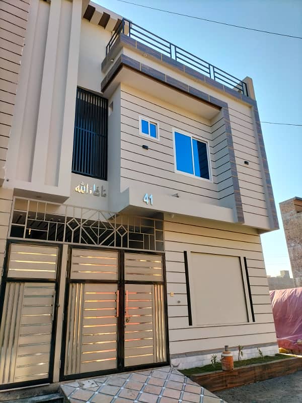 5 Marla New Fresh Luxury Double Storey House For Sale Located At Warsak Road Sufyan Garden Peshawar 0
