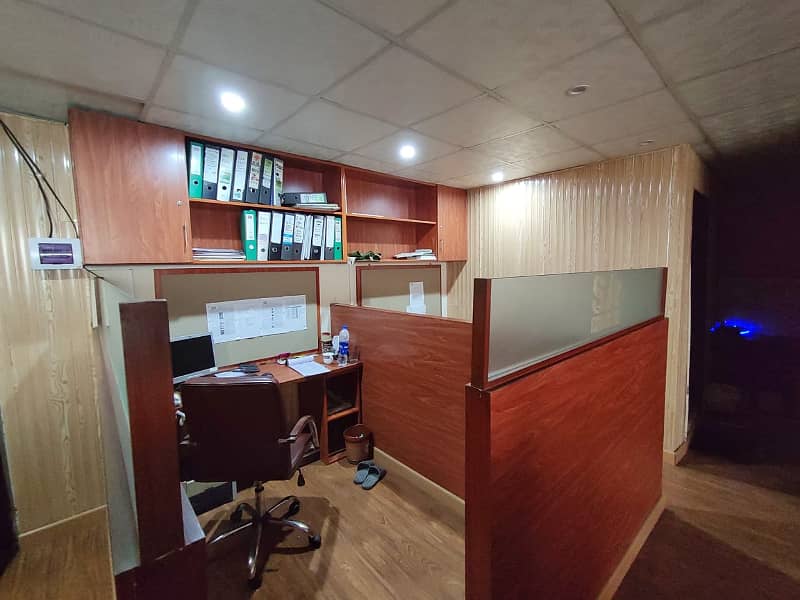 Ideal 600 SqFt Semi Furnished Office for Rent on Main Boulevard Gulberg Lahore 5