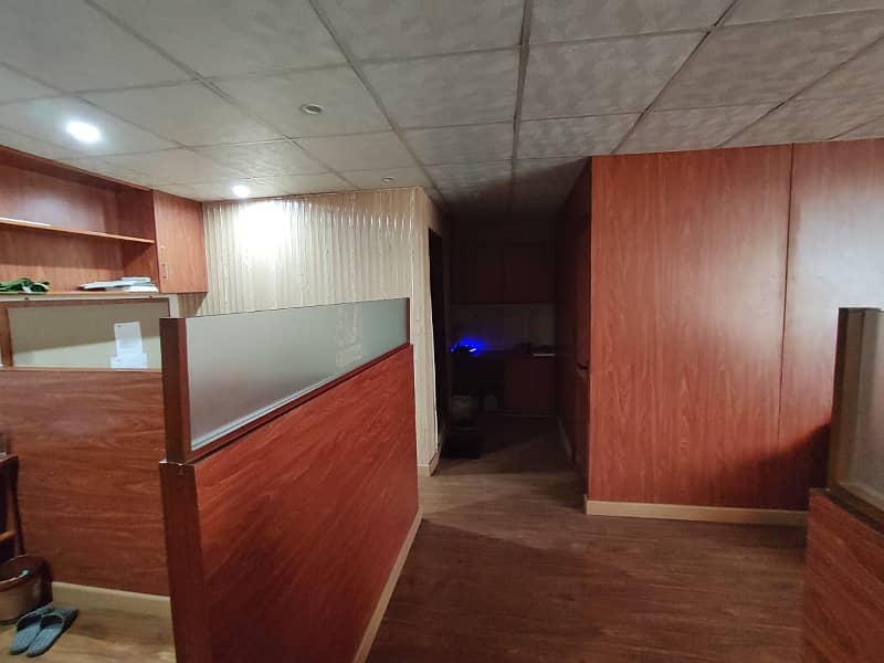 Ideal 600 SqFt Semi Furnished Office for Rent on Main Boulevard Gulberg Lahore 6