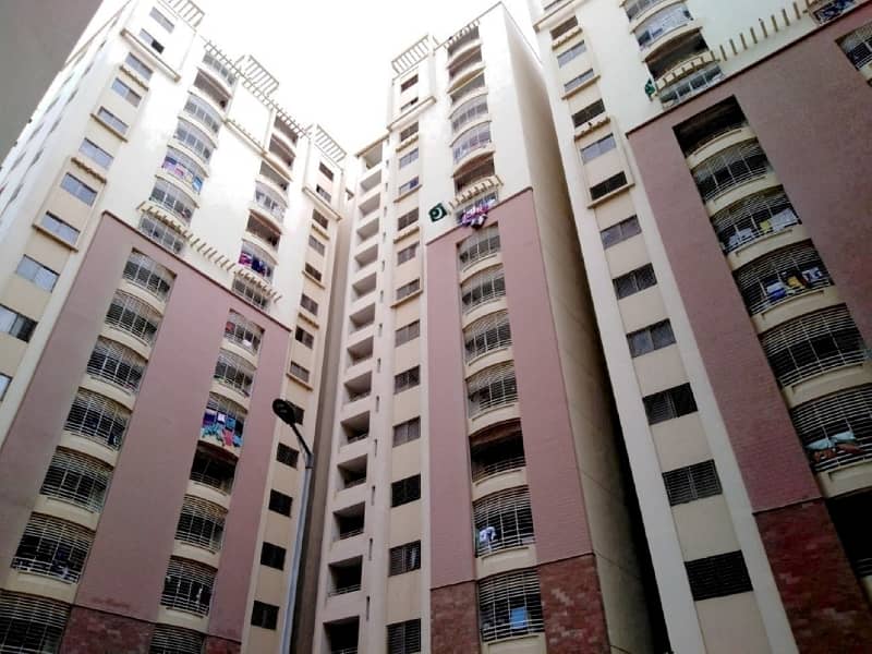 1400 Square Feet Flat available for sale in Harmain Royal Residency, Karachi 12