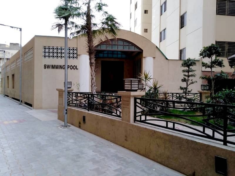 1400 Square Feet Flat available for sale in Harmain Royal Residency, Karachi 14