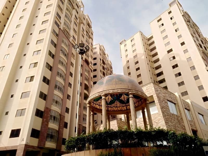 1400 Square Feet Flat available for sale in Harmain Royal Residency, Karachi 19