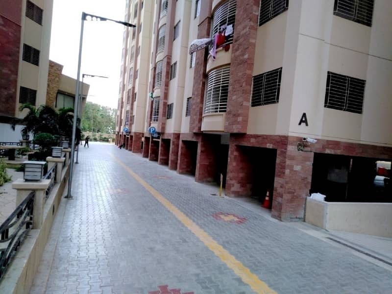 1400 Square Feet Flat available for sale in Harmain Royal Residency, Karachi 23