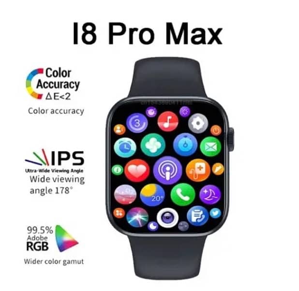 Original I8 Pro Max IWO Smartwatch Phone Call Custom Watch Face 3