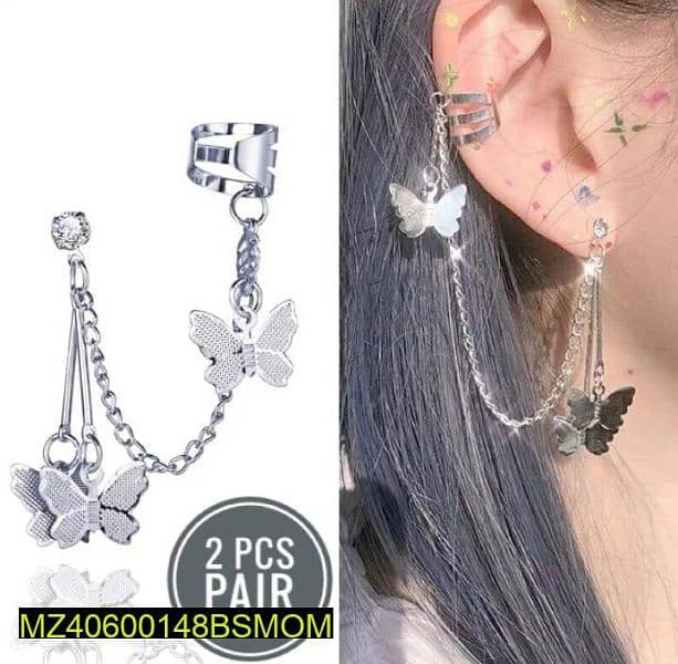 Fancy earrings for girls unique style. 1