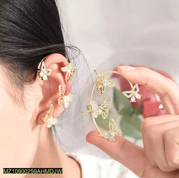 Fancy earrings for girls unique style. 11