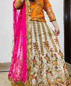 only one time used for mehndi dress