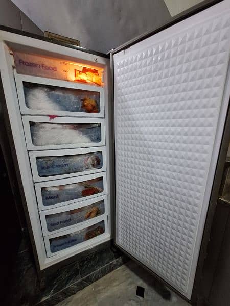 dawlance vertical freezer 2