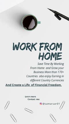 Online work from home