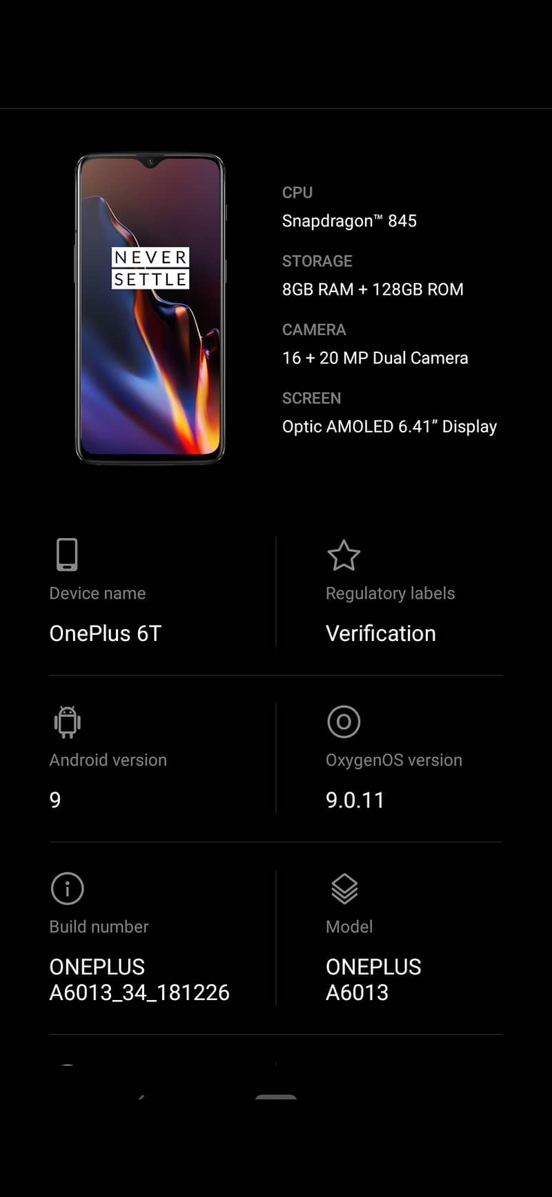 OnePlus 6t dual sim 1