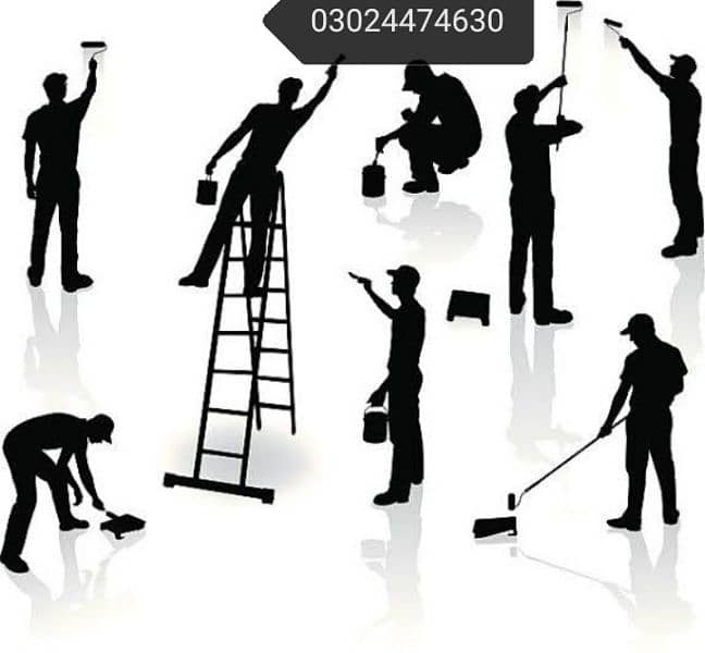 Paint Repaint service and Tile Fixer Facilities available 1